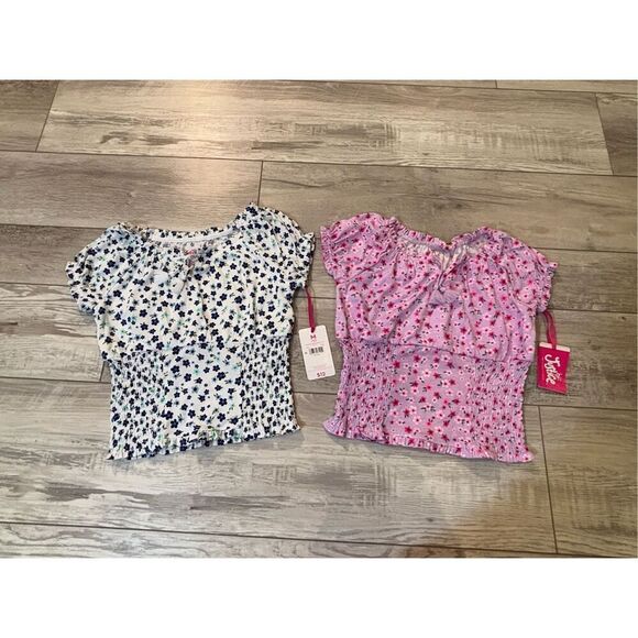 Justice girls summer tops size M 10 - Picture 1 of 9